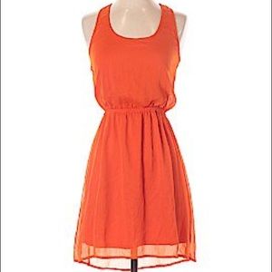 Love on a hanger Orange dress